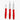 Nova Series Red Paring Knife Set, 3-Piece