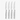 Set of 4 Pcs. Knife Cutlery Monoblock Pearlized